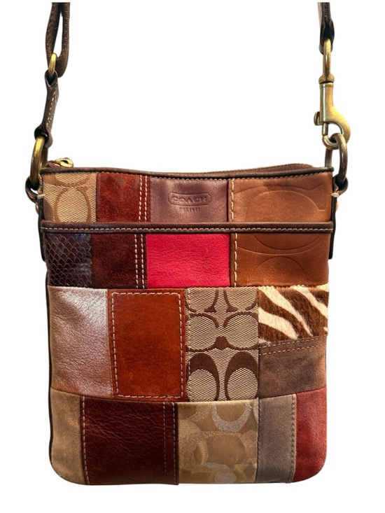 Coach Handbags - Coach Multicolor Patchwork Crossbody Bag